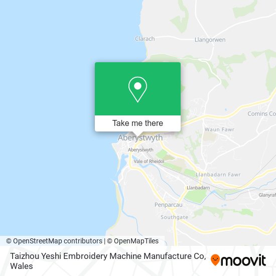 Taizhou Yeshi Embroidery Machine Manufacture Co map
