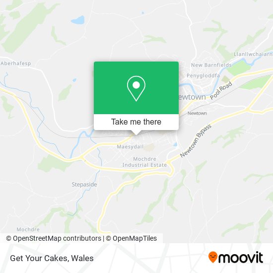 Get Your Cakes map