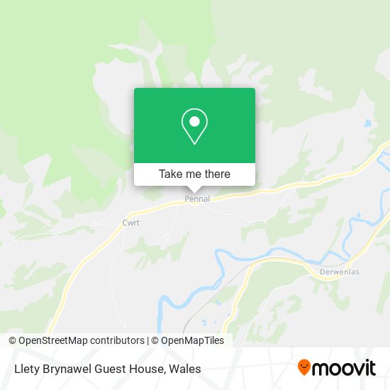 Llety Brynawel Guest House map