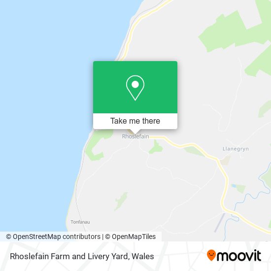 Rhoslefain Farm and Livery Yard map