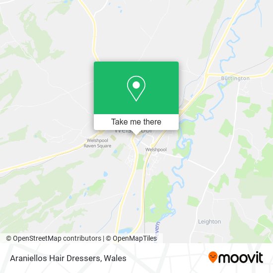 Araniellos Hair Dressers map