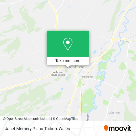 Janet Memery Piano Tuition map