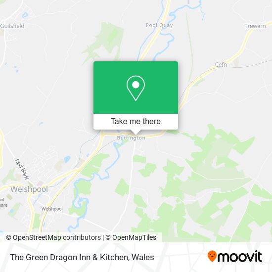 The Green Dragon Inn & Kitchen map