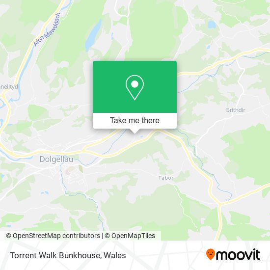 Torrent Walk Bunkhouse map