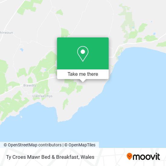 Ty Croes Mawr Bed & Breakfast map