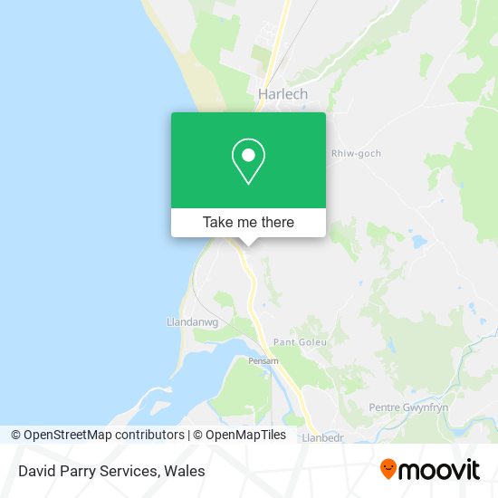 David Parry Services map