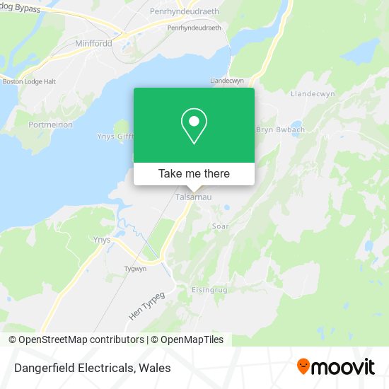 Dangerfield Electricals map