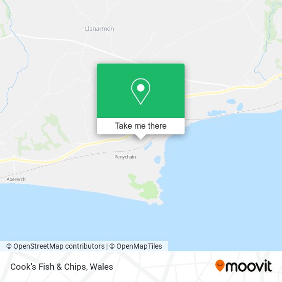 Cook's Fish & Chips map