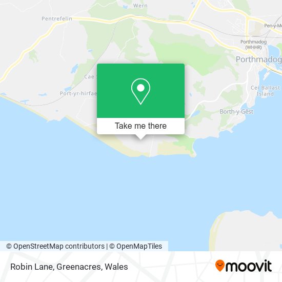 Robin Lane, Greenacres map