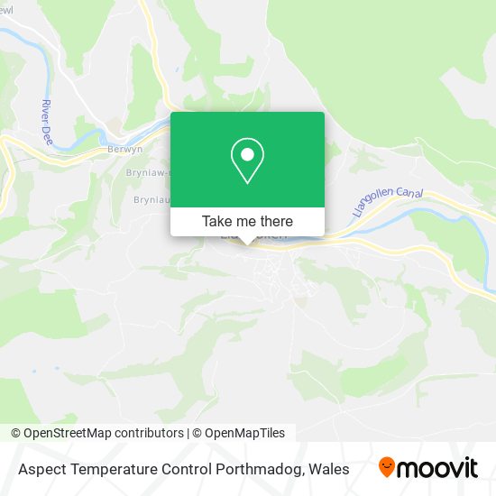 Aspect Temperature Control Porthmadog map
