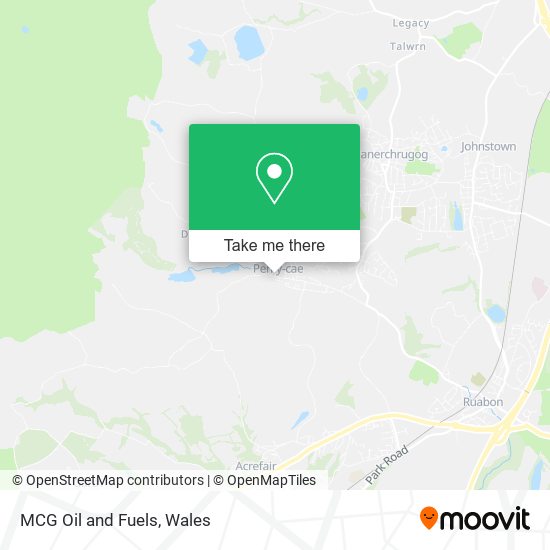 MCG Oil and Fuels map