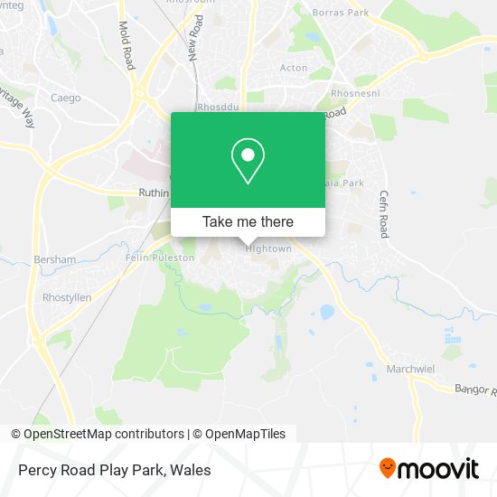 Percy Road Play Park map