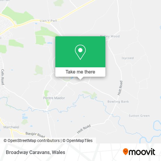 Broadway Caravans map