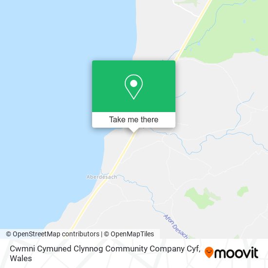 Cwmni Cymuned Clynnog Community Company Cyf map