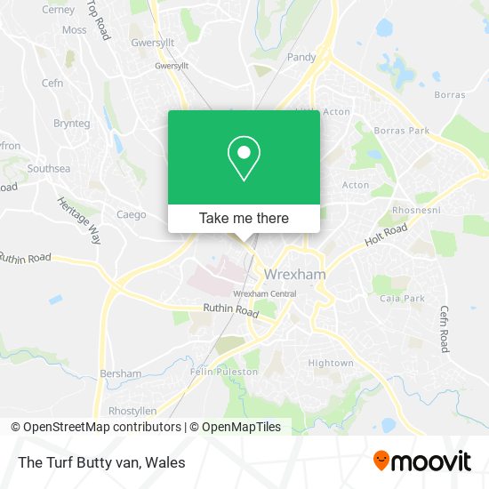 The Turf Butty van map