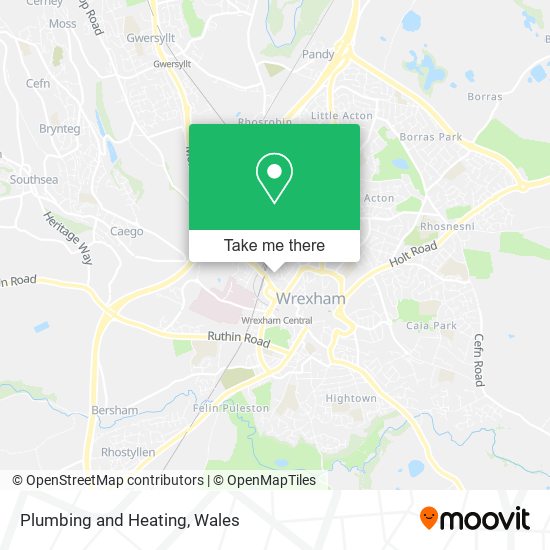 Plumbing and Heating map