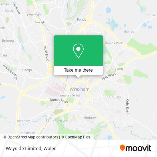 Wayside Limited map