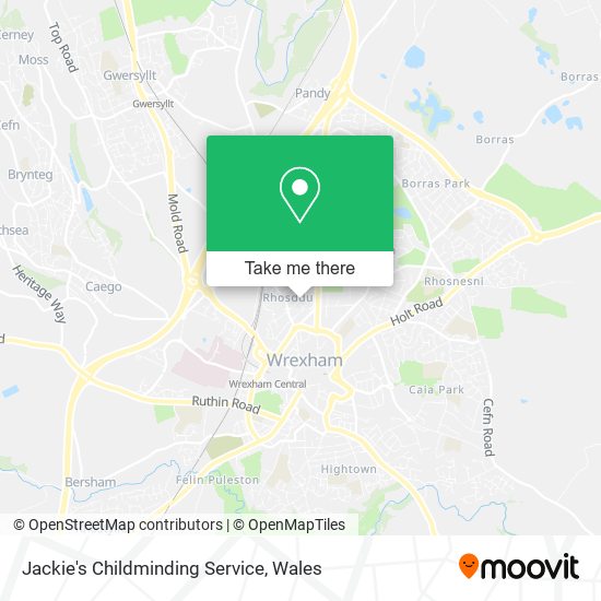 Jackie's Childminding Service map