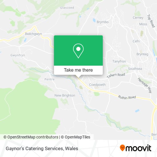 Gaynor's Catering Services map