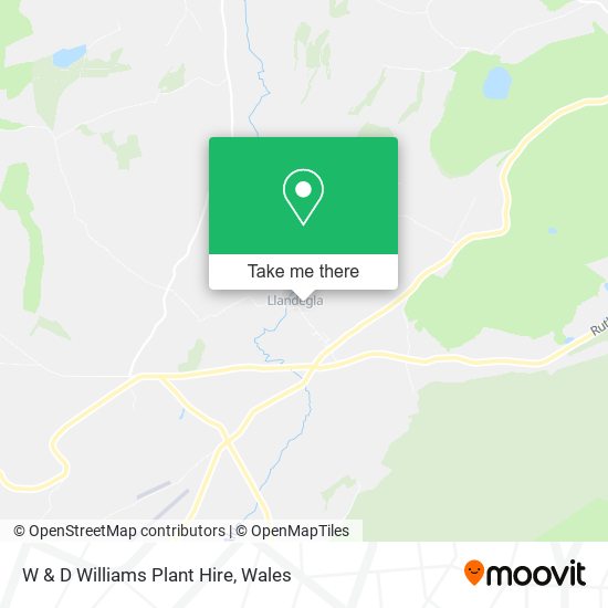 W & D Williams Plant Hire map