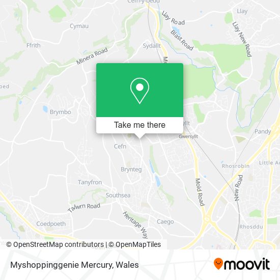 Myshoppinggenie Mercury map