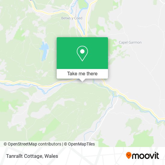 Tanrallt Cottage map