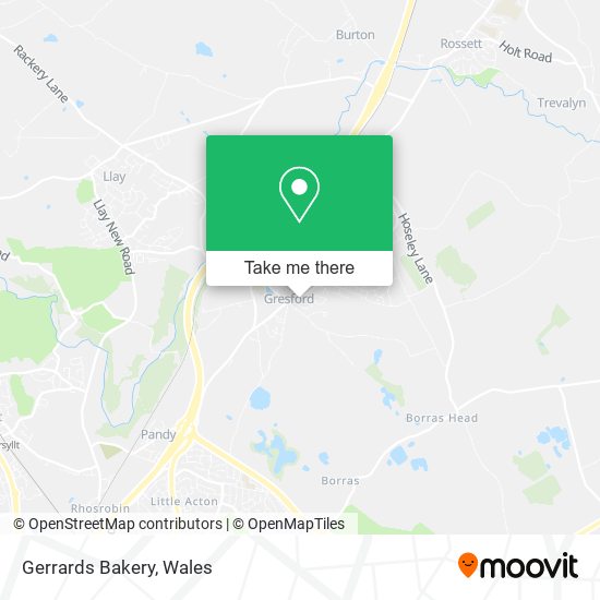 Gerrards Bakery map