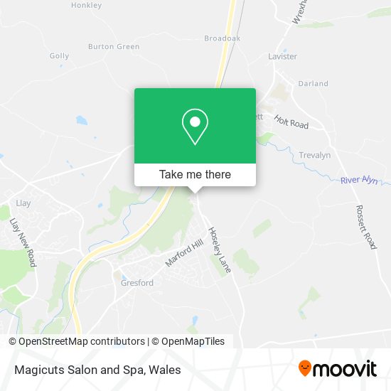 Magicuts Salon and Spa map