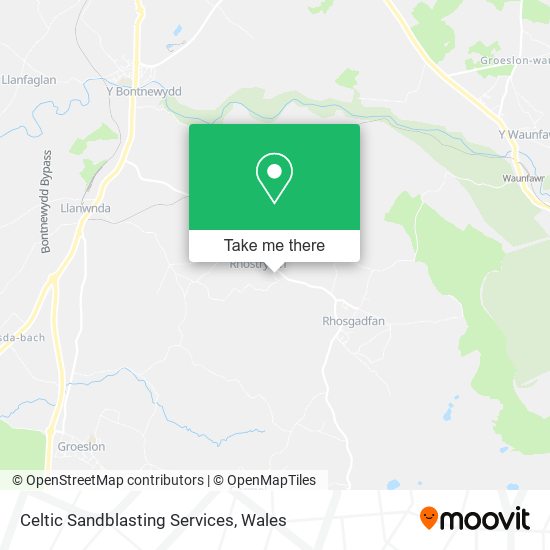 Celtic Sandblasting Services map