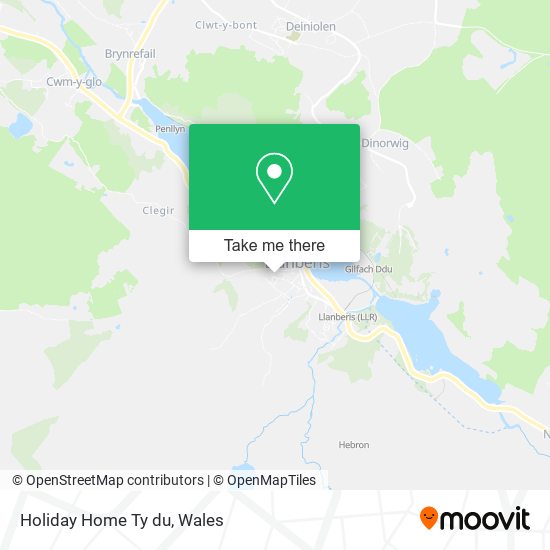 Holiday Home Ty du map