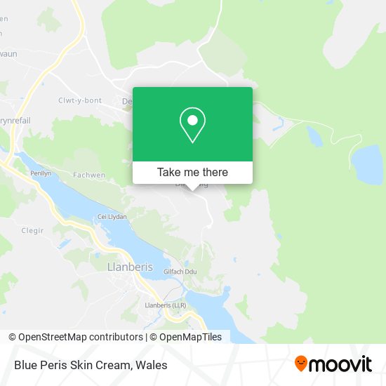 Blue Peris Skin Cream map