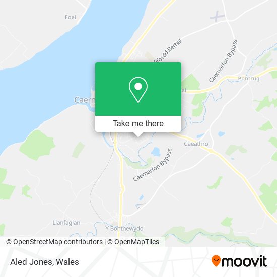 Aled Jones map