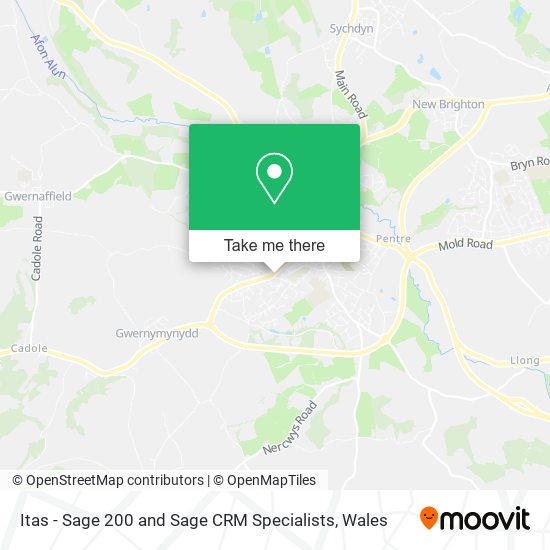 Itas - Sage 200 and Sage CRM Specialists map
