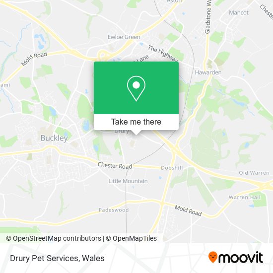 Drury Pet Services map