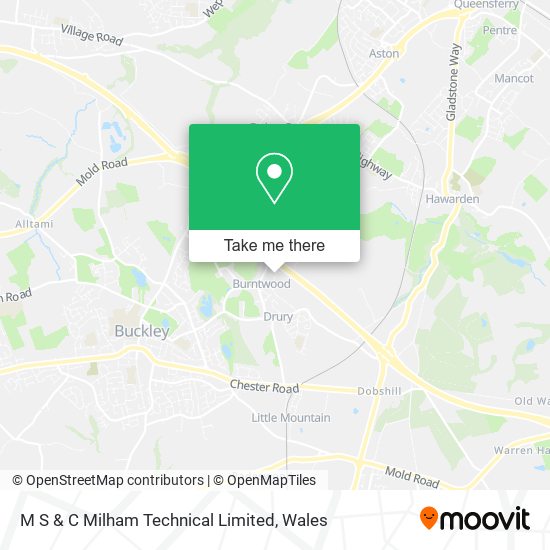 M S & C Milham Technical Limited map