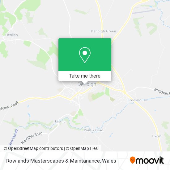 Rowlands Masterscapes & Maintanance map
