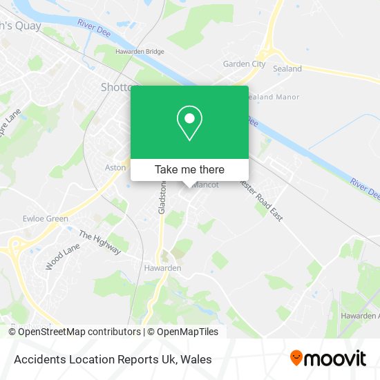 Accidents Location Reports Uk map