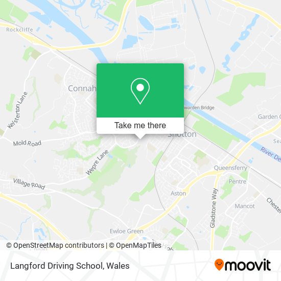 Langford Driving School map