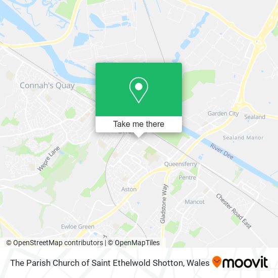 The Parish Church of Saint Ethelwold Shotton map