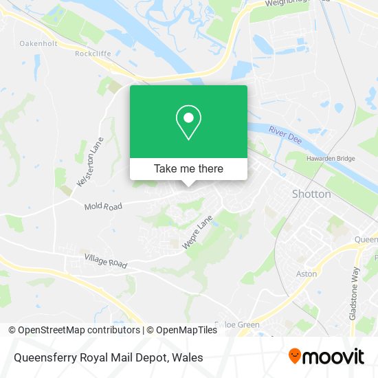 Queensferry Royal Mail Depot map