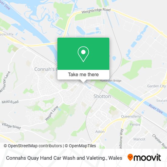 Connahs Quay Hand Car Wash and Valeting. map