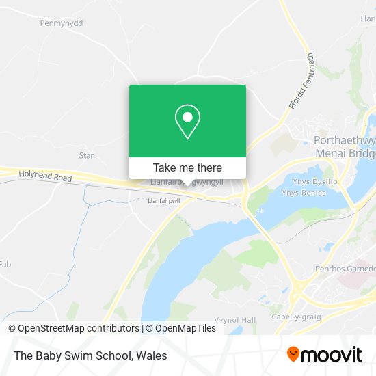 The Baby Swim School map