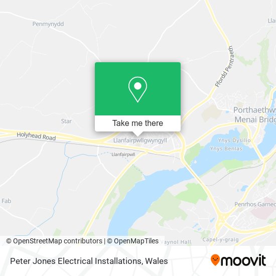 Peter Jones Electrical Installations map