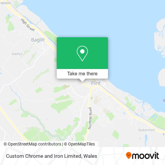 Custom Chrome and Iron Limited map