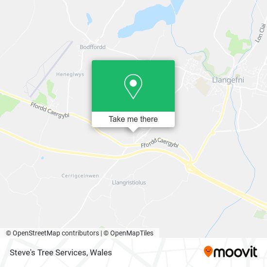 Steve's Tree Services map