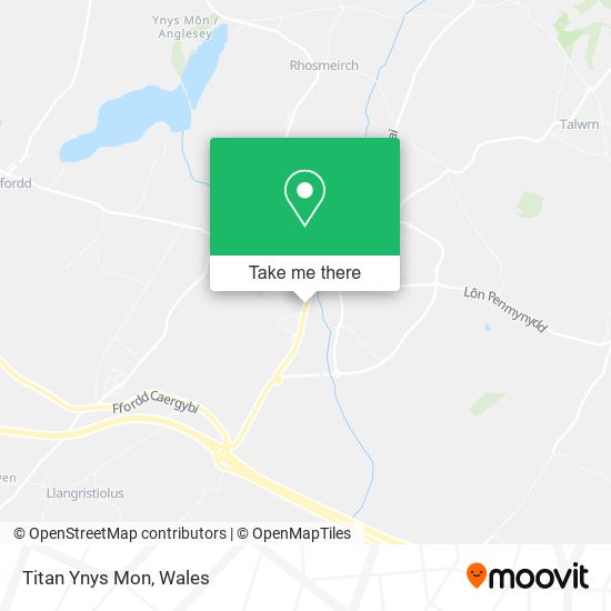 Titan Ynys Mon map
