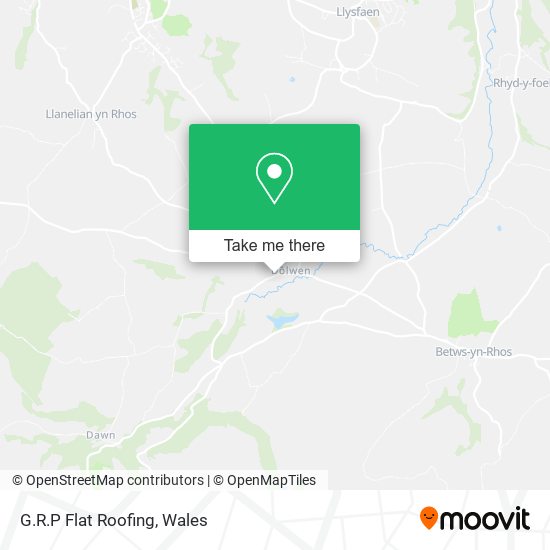 G.R.P Flat Roofing map