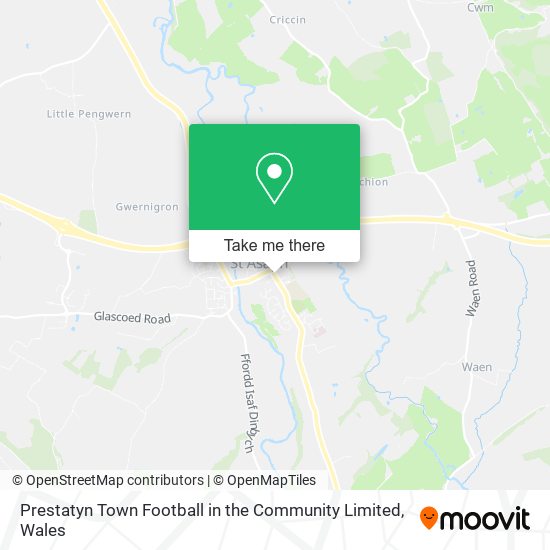 Prestatyn Town Football in the Community Limited map