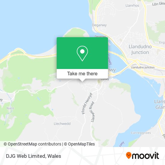 DJG Web Limited map