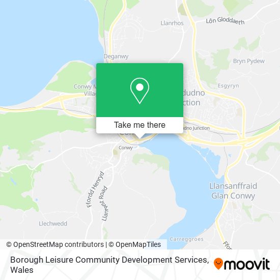 Borough Leisure Community Development Services map